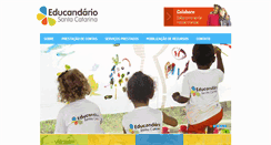 Desktop Screenshot of educandariosc.org.br